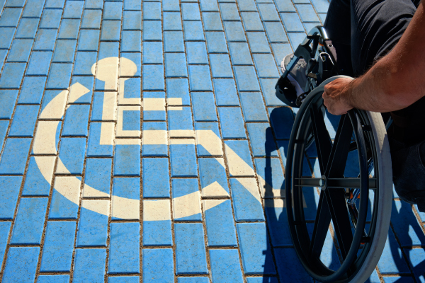 Image of a sign for accessibility