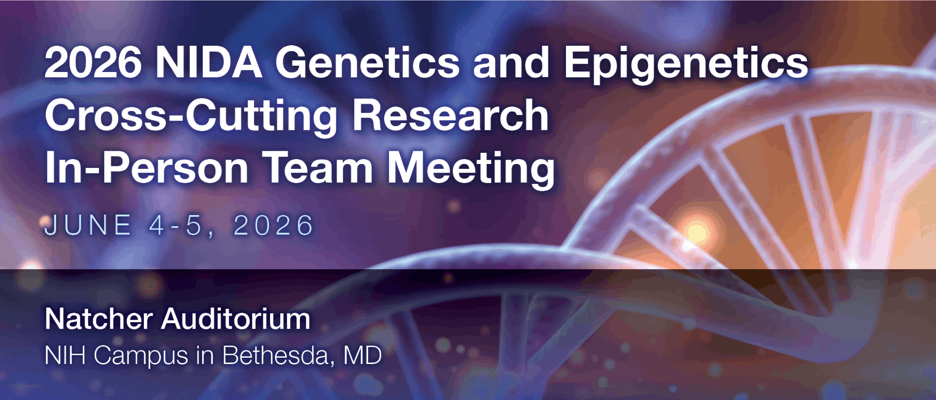 NIDA - Genetics and Epigenetics Cross Cutting Research