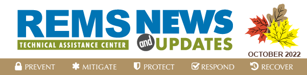 News & Updates from the REMS TA Center, October 2022