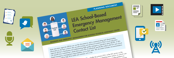 NEW SEA Planning Document – Develop an LEA Contact List