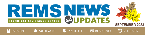 News & Updates from the REMS TA Center, September 2023